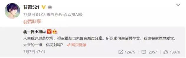贾跃亭妻子甘薇这一年变化:微博再无大咖好友痕迹
